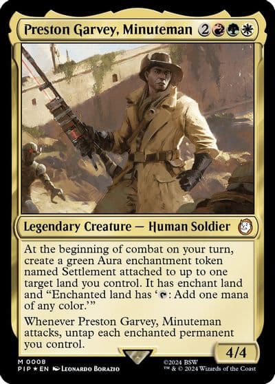 Preston Garvey Minuteman Universes Beyond: Fallout Magic card