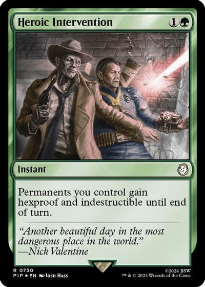 Heroic Intervention Surge Foil Universes Beyond: Fallout Magic card