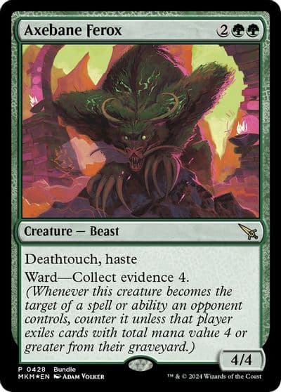 Axebane Ferox MKM Bundle Unique and Miscellaneous Promos Magic card