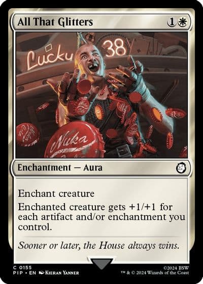 All That Glitters Universes Beyond: Fallout Magic card