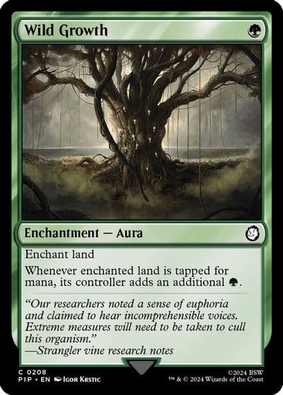 Wild Growth Universes Beyond: Fallout Magic card