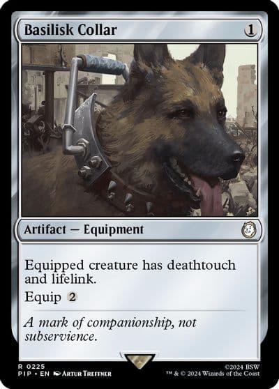 Basilisk Collar Universes Beyond: Fallout Magic card