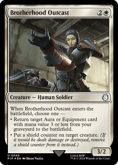 Brotherhood Outcast Surge Foil Universes Beyond: Fallout Magic card
