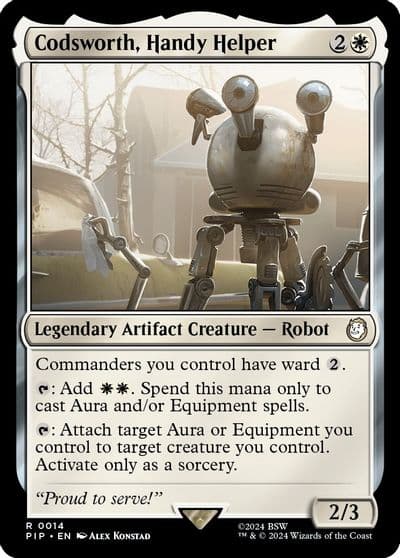 Codsworth Handy Helper Universes Beyond: Fallout Magic card