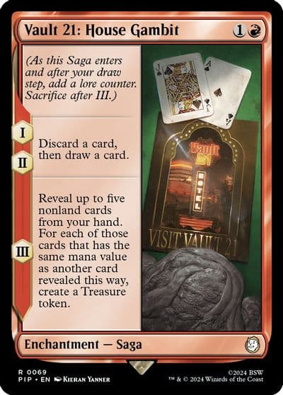 Vault 21 House Gambit Universes Beyond: Fallout Magic card