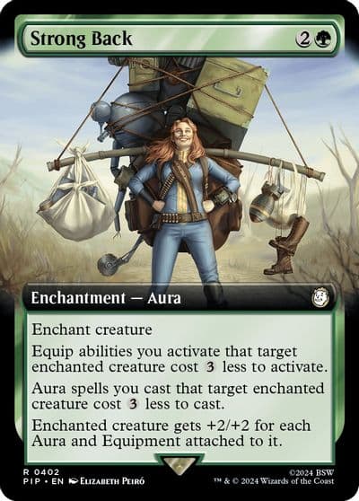 Strong Back Extended Art Universes Beyond: Fallout Magic card