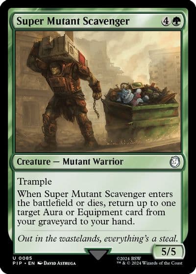 Super Mutant Scavenger Universes Beyond: Fallout Magic card