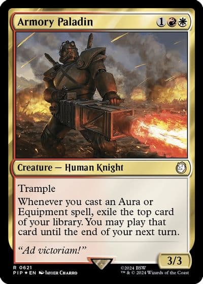 Armory Paladin Surge Foil Universes Beyond: Fallout Magic card