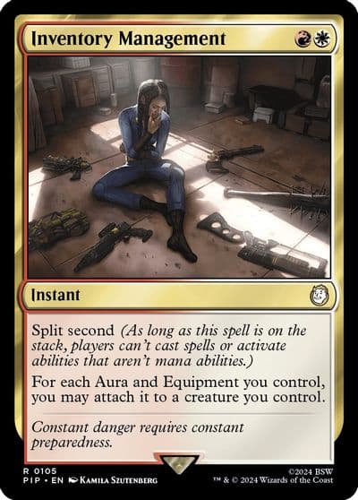 Inventory Management Universes Beyond: Fallout Magic card