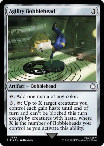 Agility Bobblehead Surge Foil Universes Beyond: Fallout Magic card