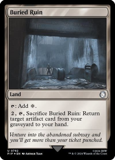 Buried Ruin Surge Foil Universes Beyond: Fallout Magic card