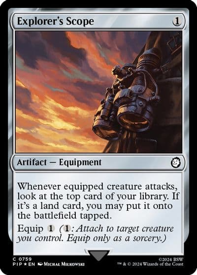 Explorers Scope Surge Foil Universes Beyond: Fallout Magic card