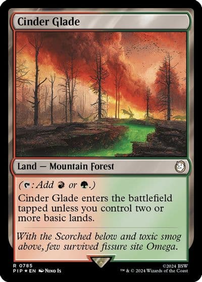 Cinder Glade Surge Foil Universes Beyond: Fallout Magic card