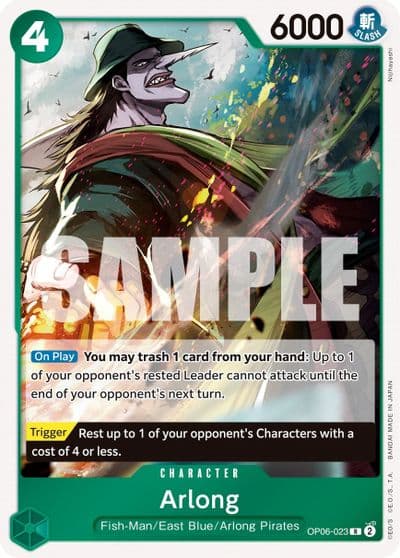 Arlong Wings of the Captain One Piece card