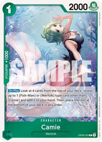 Camie Wings of the Captain One Piece card