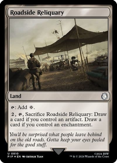 Roadside Reliquary Surge Foil Universes Beyond: Fallout Magic card