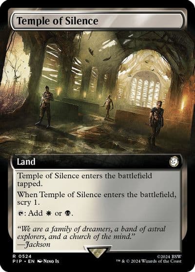 Temple of Silence Extended Art Universes Beyond: Fallout Magic card