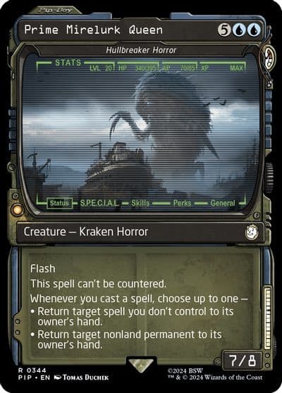 Prime Mirelurk Queen Hullbreaker Horror Showcase Universes Beyond: Fallout Magic card