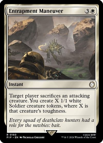 Entrapment Maneuver Universes Beyond: Fallout Magic card