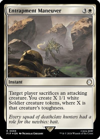 Entrapment Maneuver Surge Foil Universes Beyond: Fallout Magic card