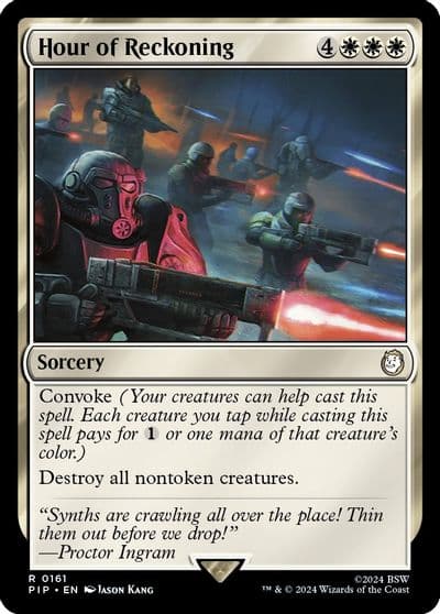 Hour of Reckoning Universes Beyond: Fallout Magic card