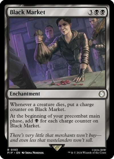 Black Market Universes Beyond: Fallout Magic card