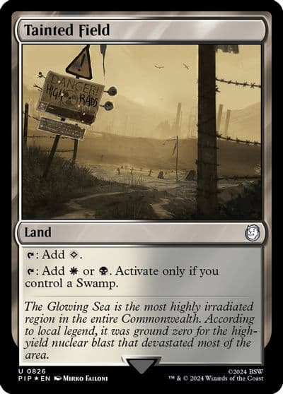 Tainted Field Surge Foil Universes Beyond: Fallout Magic card
