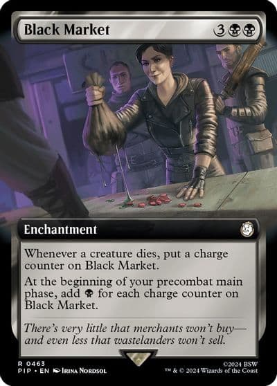 Black Market Extended Art Universes Beyond: Fallout Magic card