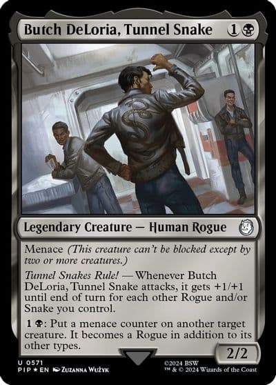 Butch DeLoria Tunnel Snake Surge Foil Universes Beyond: Fallout Magic card