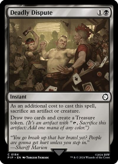 Deadly Dispute Universes Beyond: Fallout Magic card