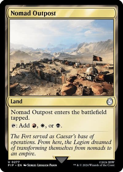 Nomad Outpost Universes Beyond: Fallout Magic card