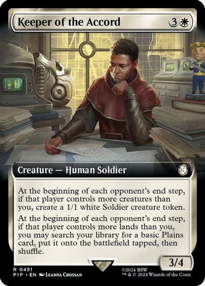 Keeper of the Accord Extended Art Universes Beyond: Fallout Magic card