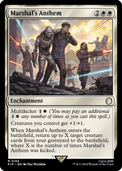 Marshals Anthem Universes Beyond: Fallout Magic card