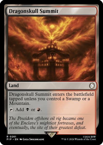 Dragonskull Summit Universes Beyond: Fallout Magic card
