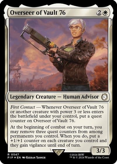 Overseer of Vault 76 Surge Foil Universes Beyond: Fallout Magic card