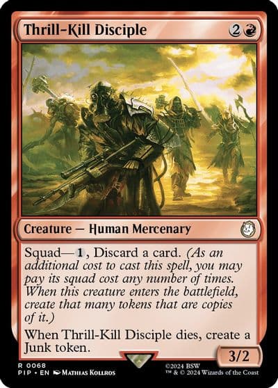 Thrill Kill Disciple Universes Beyond: Fallout Magic card