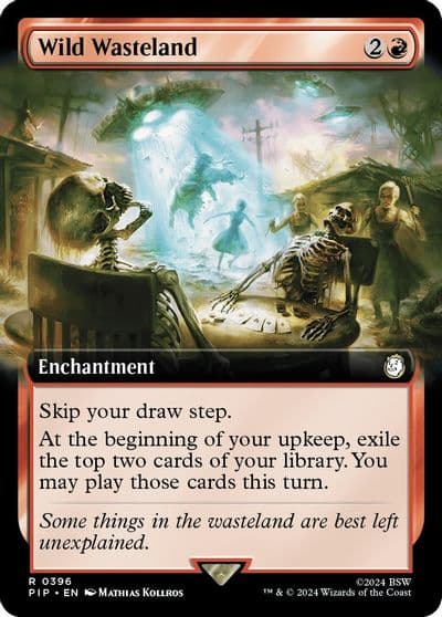 Wild Wasteland Extended Art Universes Beyond: Fallout Magic card