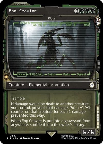 Fog Crawler Vigor Showcase Universes Beyond: Fallout Magic card