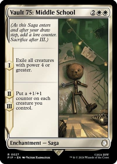 Vault 75 Middle School Universes Beyond: Fallout Magic card