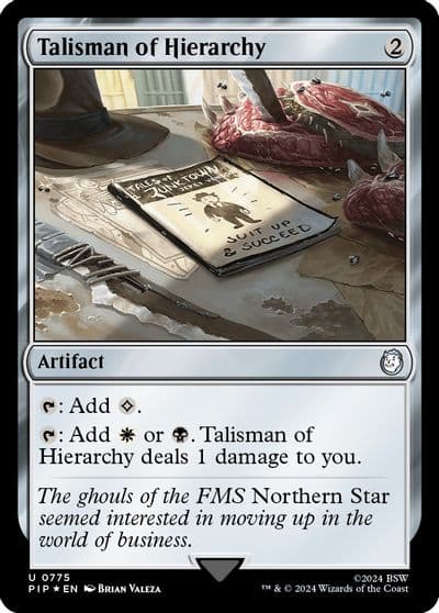 Talisman of Hierarchy Surge Foil Universes Beyond: Fallout Magic card