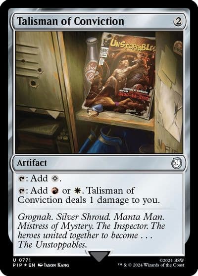 Talisman of Conviction Surge Foil Universes Beyond: Fallout Magic card