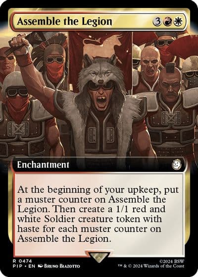 Assemble the Legion Extended Art Universes Beyond: Fallout Magic card