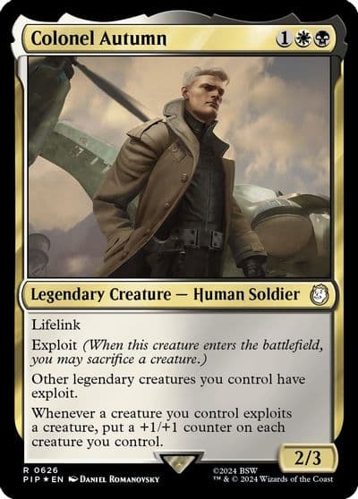 Colonel Autumn Surge Foil Universes Beyond: Fallout Magic card