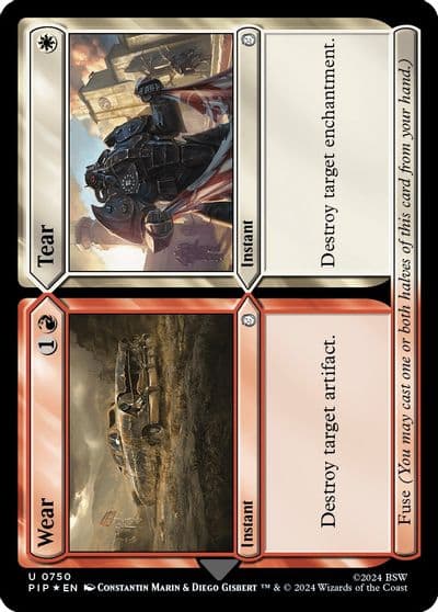 Wear Tear Surge Foil Universes Beyond: Fallout Magic card