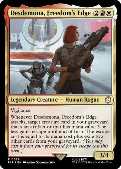 Desdemona Freedoms Edge Surge Foil Universes Beyond: Fallout Magic card