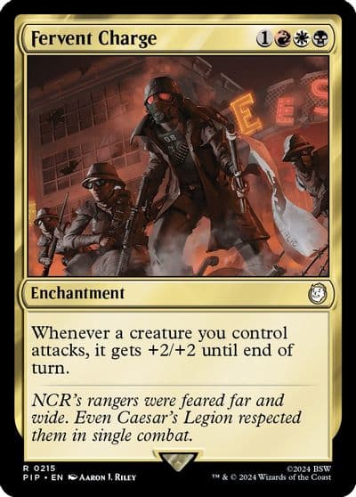 Fervent Charge Universes Beyond: Fallout Magic card