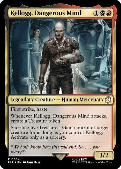 Kellogg Dangerous Mind Surge Foil Universes Beyond: Fallout Magic card