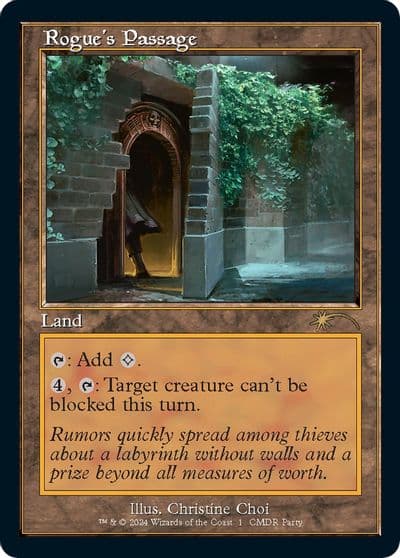 Rogues Passage Retro Frame WPN & Gateway Promos Magic card