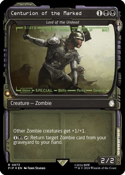 Centurion of the Marked Lord of the Undead Showcase Surge Foil Universes Beyond: Fallout Magic card