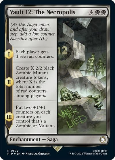 Vault 12 The Necropolis Surge Foil Universes Beyond: Fallout Magic card